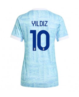 Günstige Juventus Kenan Yildiz #10 Auswärtstrikot Damen 2025-26 Kurzarm